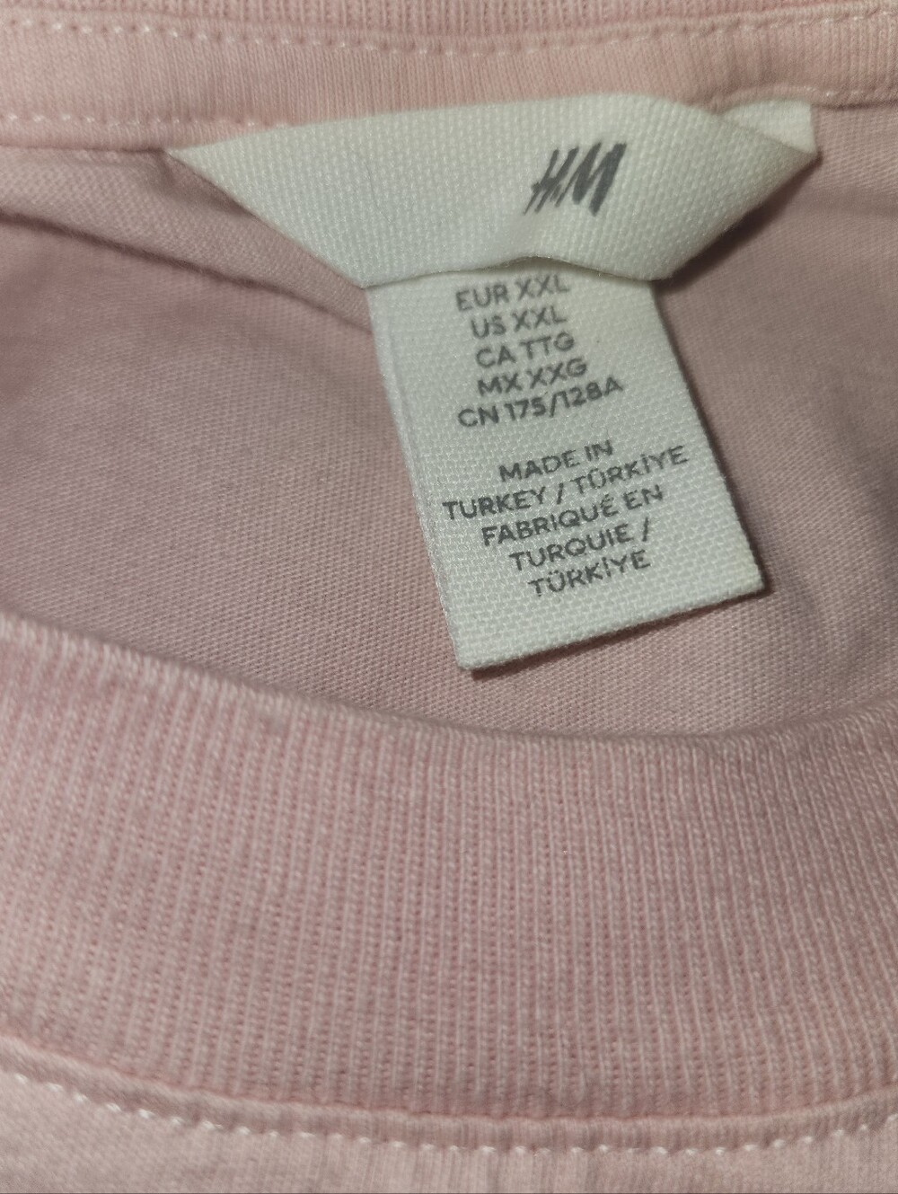 🩷❤️EUC H&M "Oui, Mon Cheri Graphic T-Shirt" (Yes, My Darling in French) XXL❤️🩷 - Picture 6 of 10
